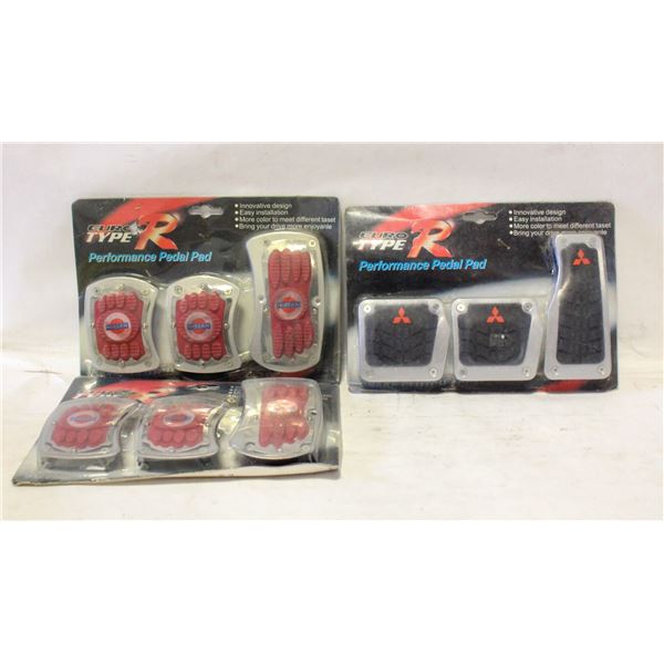 3 SETS NISSAN/MITSUBISHI PEDAL COVERS NEW