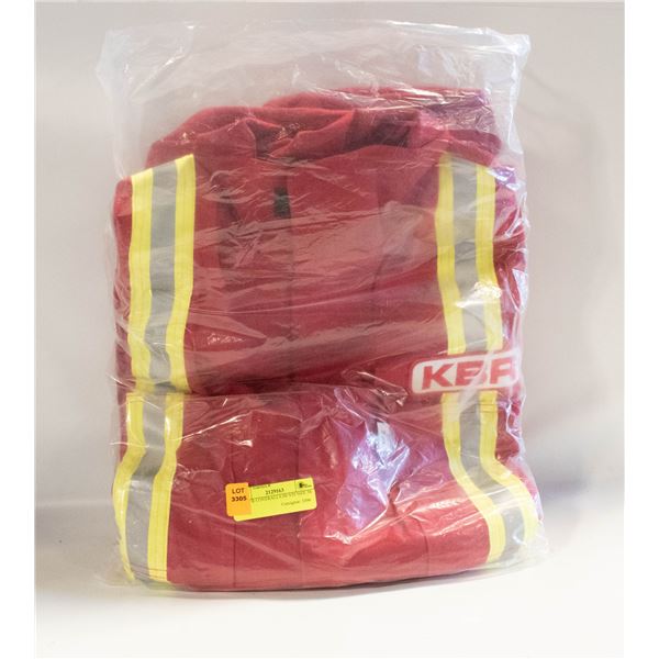 NEW FR COVERALLS HI-VIS SIZE 54 R NOMEX
