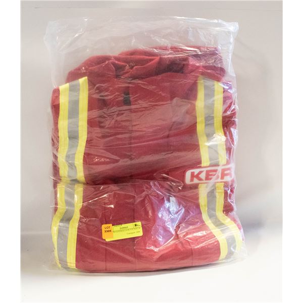 NEW FR COVERALLS HI-VIS SIZE 58 R NOMEX