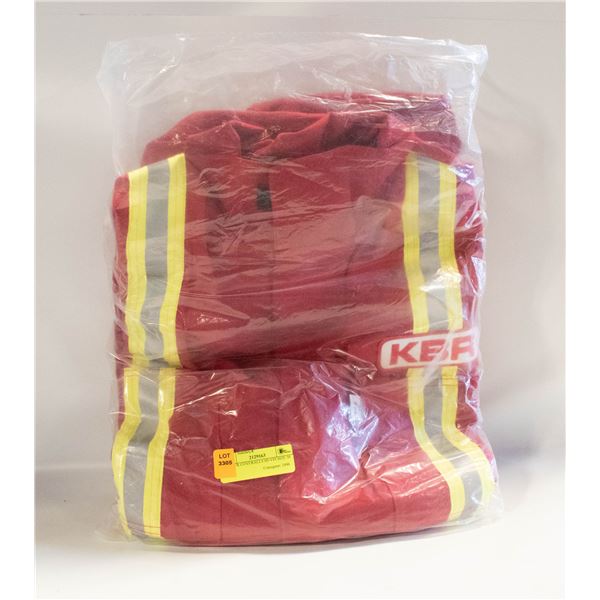 NEW FR COVERALLS HI-VIS SIZE 58 R NOMEX