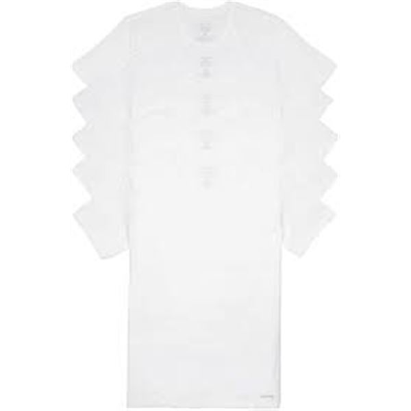 NEW CALVIN KLEIN 4PK V-NECK T-SHIRT SMALL