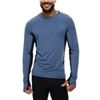 Image 1 : NEW LOLE MERINO WOOL BLEND XXL BLUE MENS BASELAYER