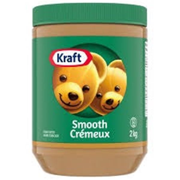 2KG KRAFT SMOOTH PEANUT BUTTER