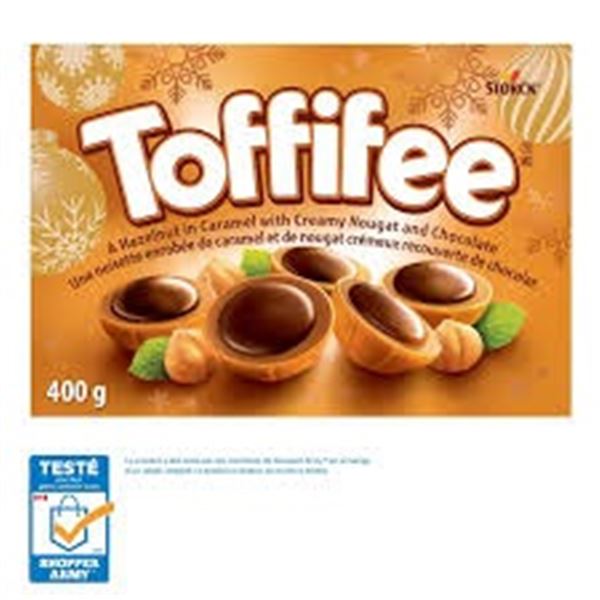 NEW W BOX 400G TOFFIFEE CARAMEL W CREAMY CHOC