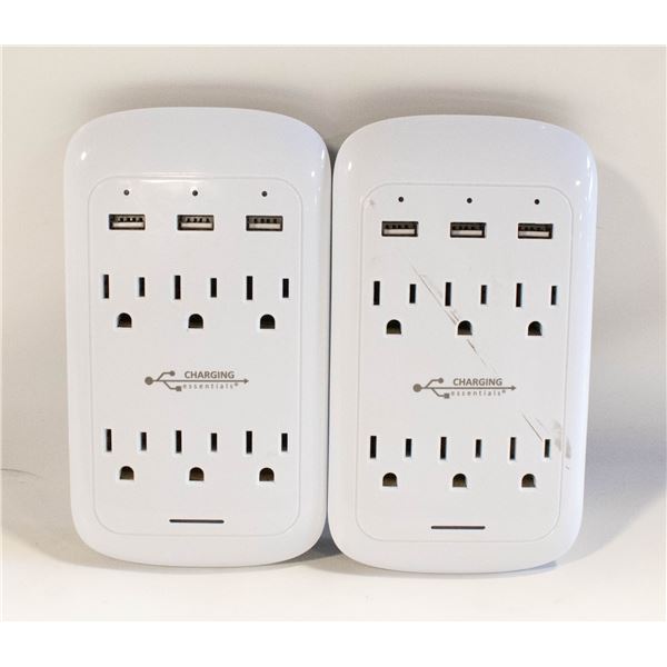 USBAC WALL OUTLET 2PK