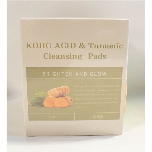 KOJIC ACID TURMERIC CLEANING PADS