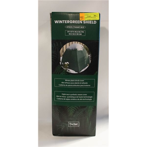 NEW WINTERGREEN SHIELD 2PK 37X37X35.4"