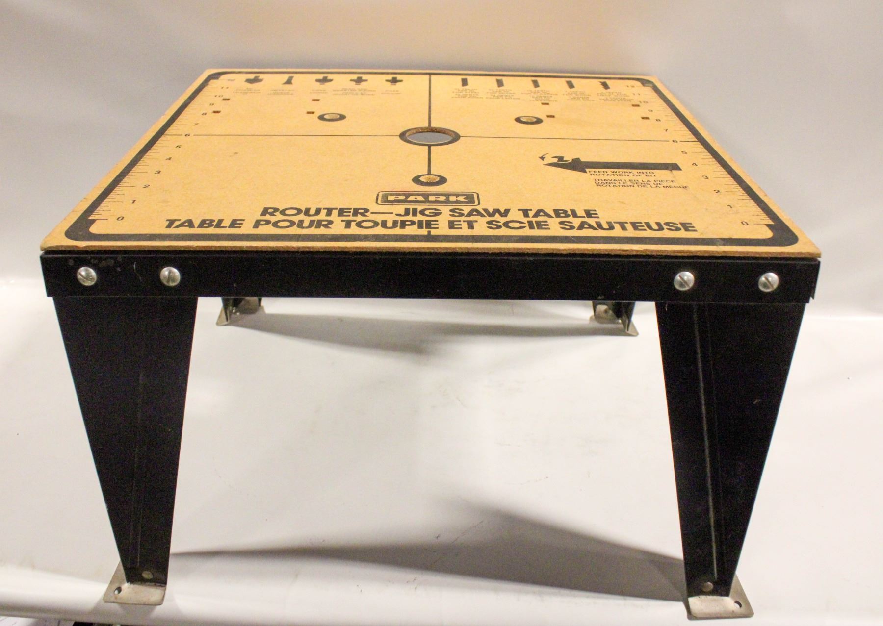 Park Router Table PARK ROUTER -JIG SAW TABLE WOOD TOP