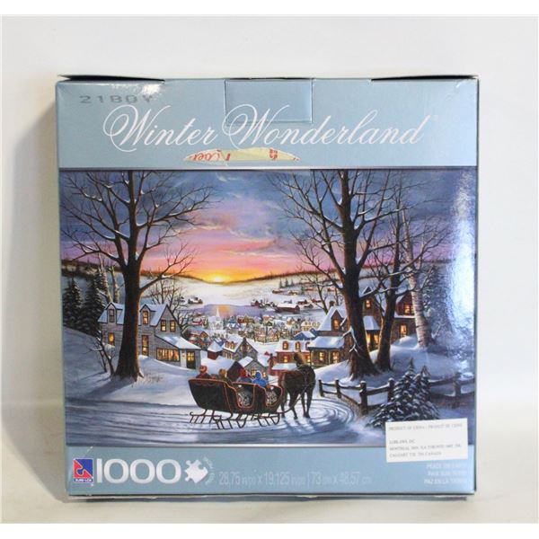 NEW SEALED 1000PC WINTER WONDERLAND