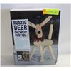 Image 1 : RUSTIC DEER SOLID PINE, FAMILY FUN DIY
