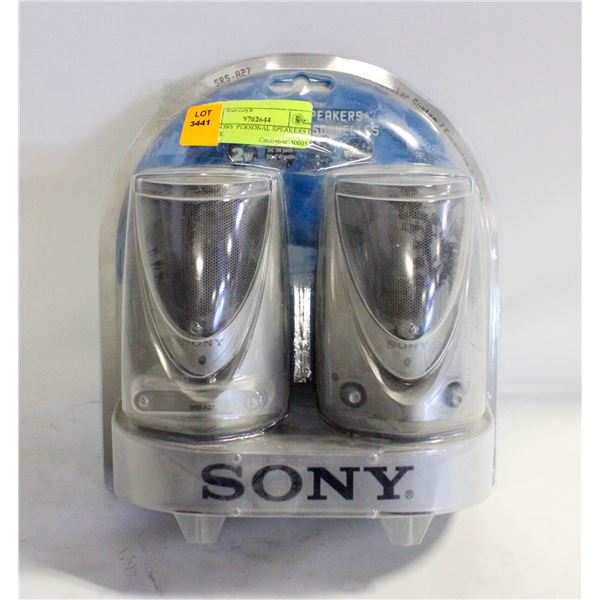 NEW SONY PERSONAL SPEAKERS DC IN JACK