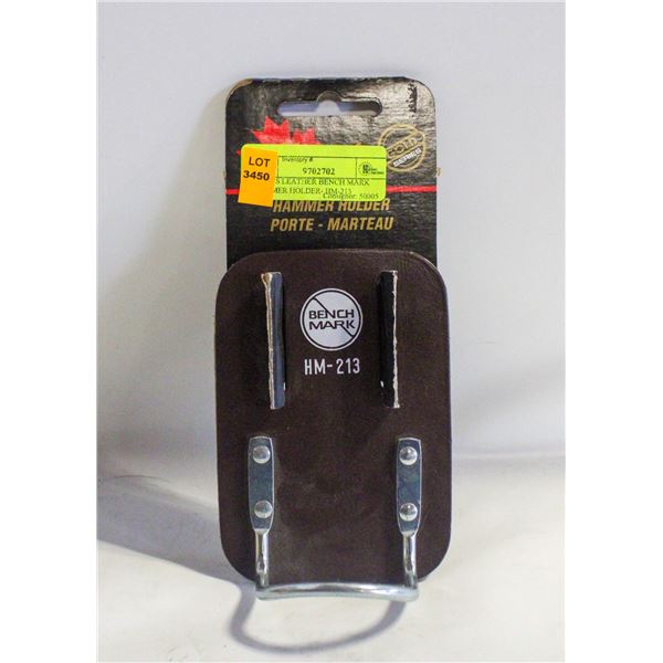 KUNYS LEATHER BENCH MARK HAMMER HOLDER- HM-213