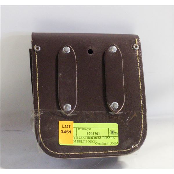 KUNY'S LEATHER BENCH MARK EL-804 BELT POUCH