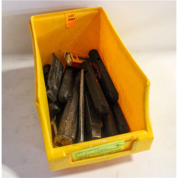 LOT OF VARIOUS PUNCHES AND CHISELS