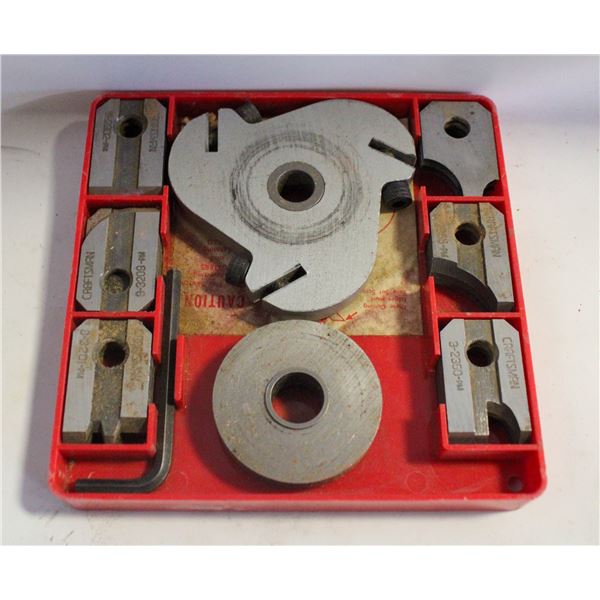 VINTAGE CRAFTSMAN MOLDING HEAD CUTTER SET 9