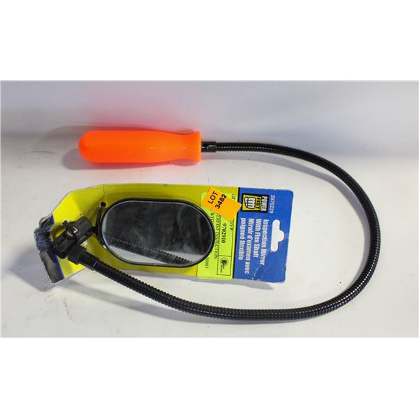 NEW POWERFIST INSPECTION MIRROR WITH FLEX SHAFT