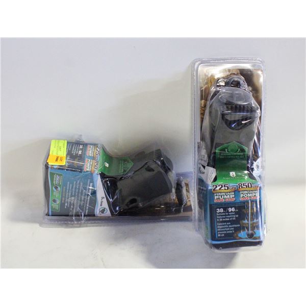 2 X ANGELO DECOR 225 GPH FOUNTIAN PUMP