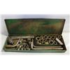 Image 1 : LOT SOCKET WRENCH WITH SOCKETS IN METAL CASE