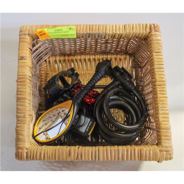 BIKE LOCK/MIRROR & MORE