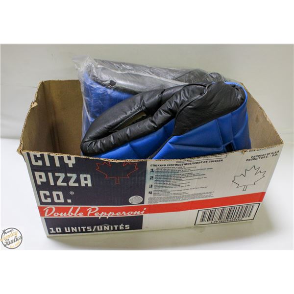 PAIR BLUE/BLACK FIBERGLASS/PLASTIC RACE