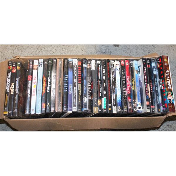 LOT OF 50+ ASSORTED DVD’S