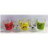 Image 1 : VINTAGE "BOWLING" NOVELTY SHOT GLASSES (5)