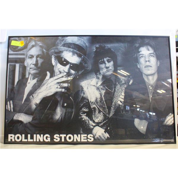 2002 TOUR THE ROLLING STONES FRAMED POSTER