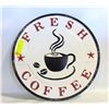 Image 1 : 2 "COFFEE SHOP" STYLE WALL SIGNS CANVAS & METAL