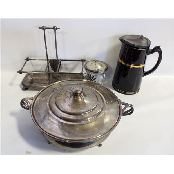 METALWARE- BOX LOT ASSORTED