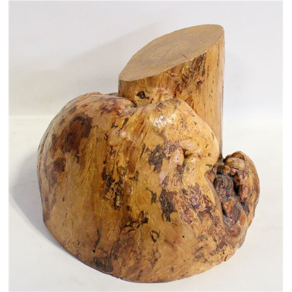 BURL WOOD TREE KNOT ART SCULPTURE