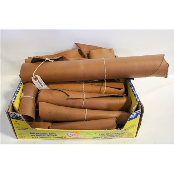 GENUINE LEATHER SUEDE HIDE MATERIAL VARIOUS SIZES