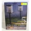 Image 1 : 5 SET SOLAR LED PATHWAY LIGHTS