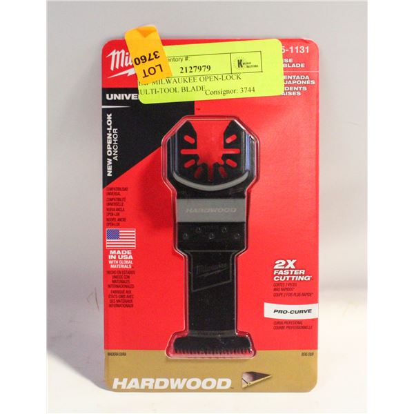 NEW MILWAUKEE OPEN-LOCK MULTI-TOOL BLADE