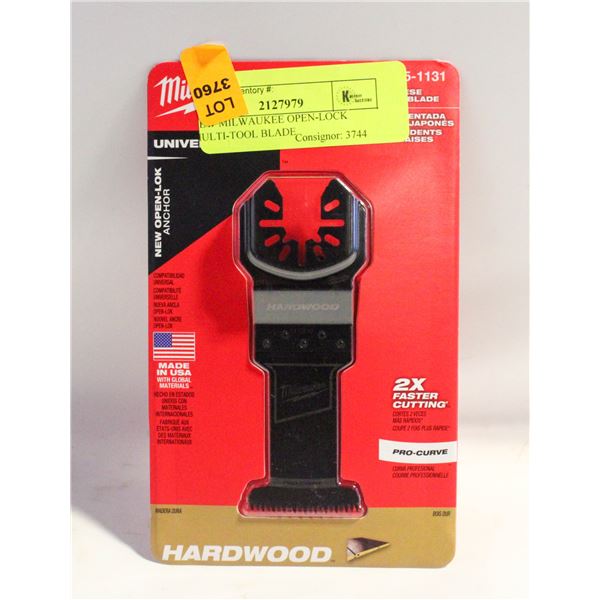 NEW MILWAUKEE OPEN-LOCK MULTI-TOOL BLADE