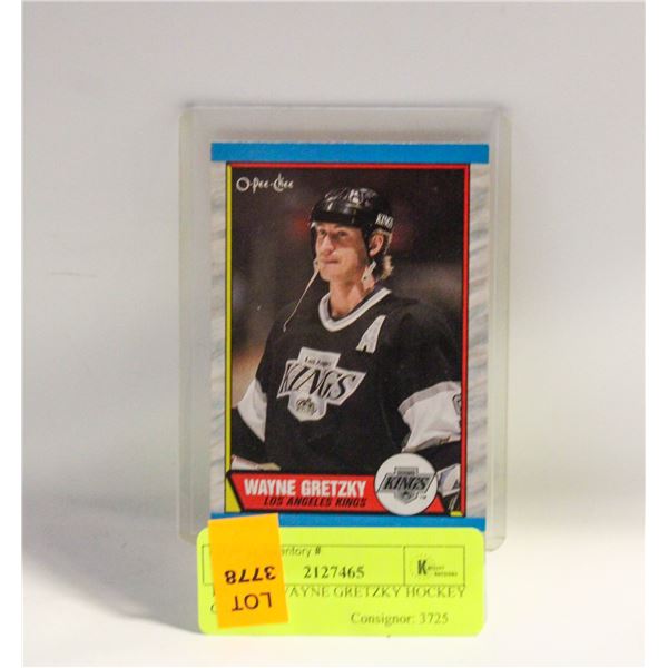 1989 OPC WAYNE GRETZKY HOCKEY CARD