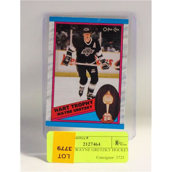 1989 OPC WAYNE GRETZKY HOCKEY CARD