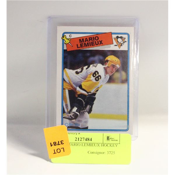 1988 OPC MARIO LEMIEUX HOCKEY CARD