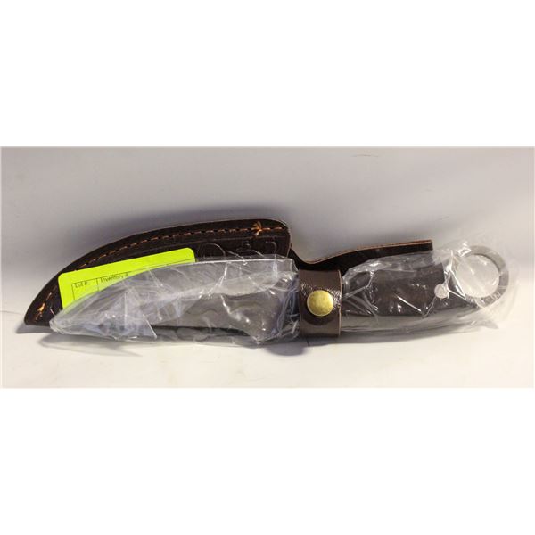 NEW TACTICAL OUTDOOR HUNTING DAMASCUS STYLE KNIFE