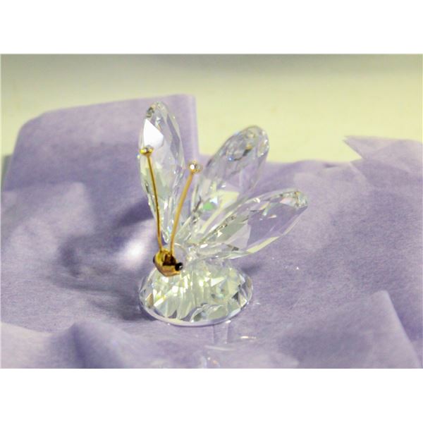 VTG SWAROVSKI CRYSTAL MINI BUTTERFLY - STAMPED