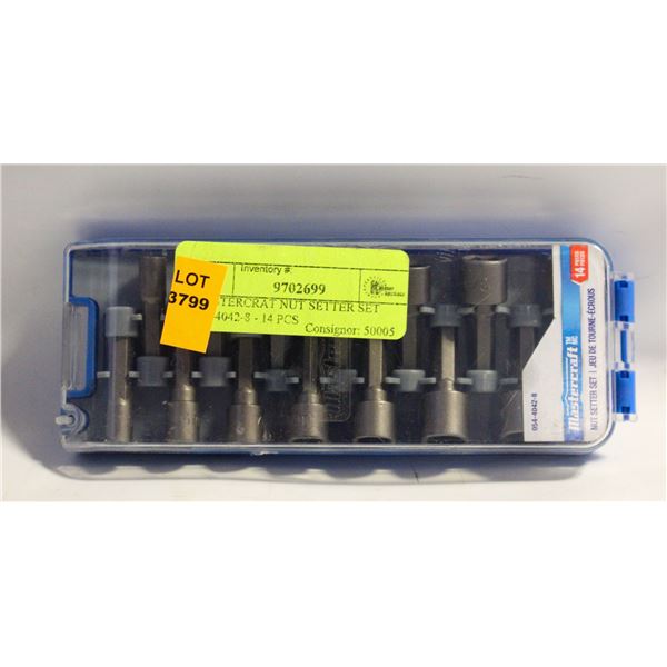 MASTERCRAT NUT SETTER SET 054-4042-8 - 14 PCS