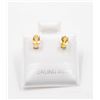 Image 1 : #41-NATURAL YELLOW CITRIN STUD EARRINGS