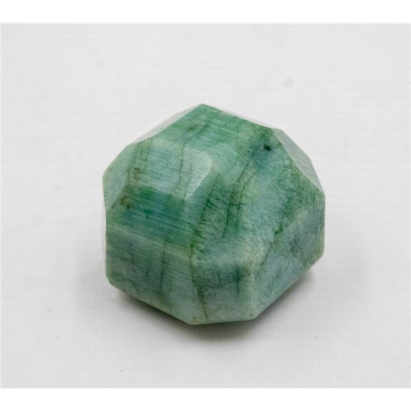 #235-NATURAL GREEN EMERALD GEMSTONE 190.50CT