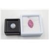 Image 1 : #249-NATURAL RUBY 9.88CT & MOONSTONE 4.50CT