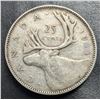 Image 1 : SILVER CANADA 25CENT COIN