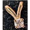 Image 1 : 14K LAB DIAMOND (0.05CT) PENDANT