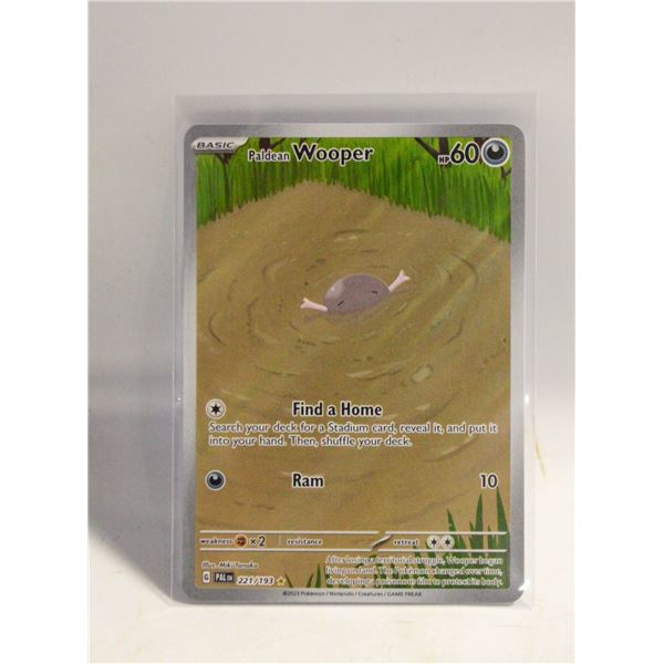 WOOPER ILLUSTRATION RARE 221 PALDEA EVOLVED CARD
