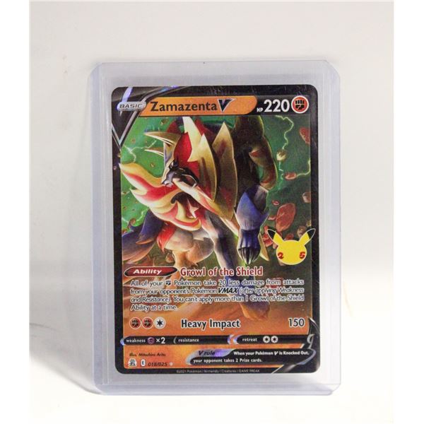 ZAMAZENTA V 018 CELEBRATIONS 25 ANN CARD