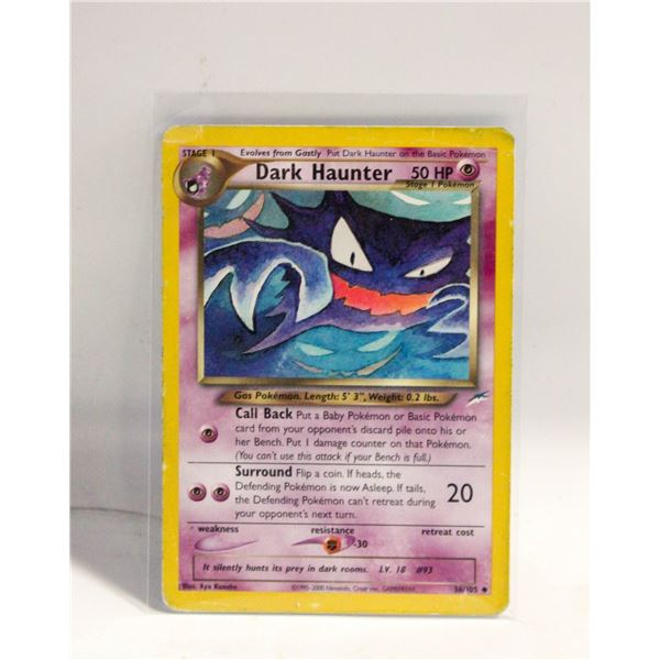 DARK HAUNTER 36 STAGE 1 NEO DESTINY CARD
