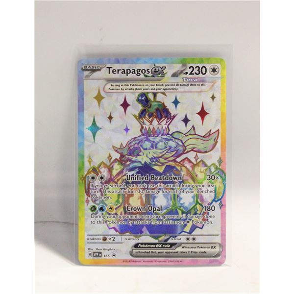 TERAPAGOS 165 EX ULTRA PREMIUM COLLECTION CARD