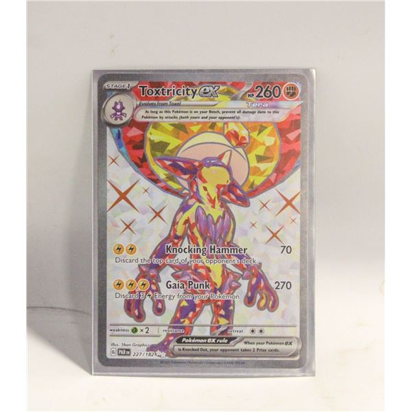 TOXTRICITY 227 EX ULTRA RARE PARADOX RIFT CARD